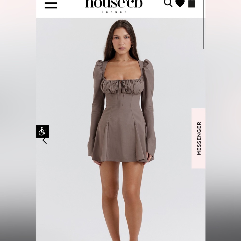 House of cb mocha mini dress - Picture 5 of 8